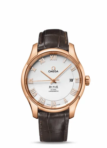 Omega De Ville Co-Axial 41 Red Gold / Silver Diamond 431.53.41.21.52.001 (43153412152001)